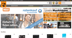 Desktop Screenshot of musikhaus-korn.de